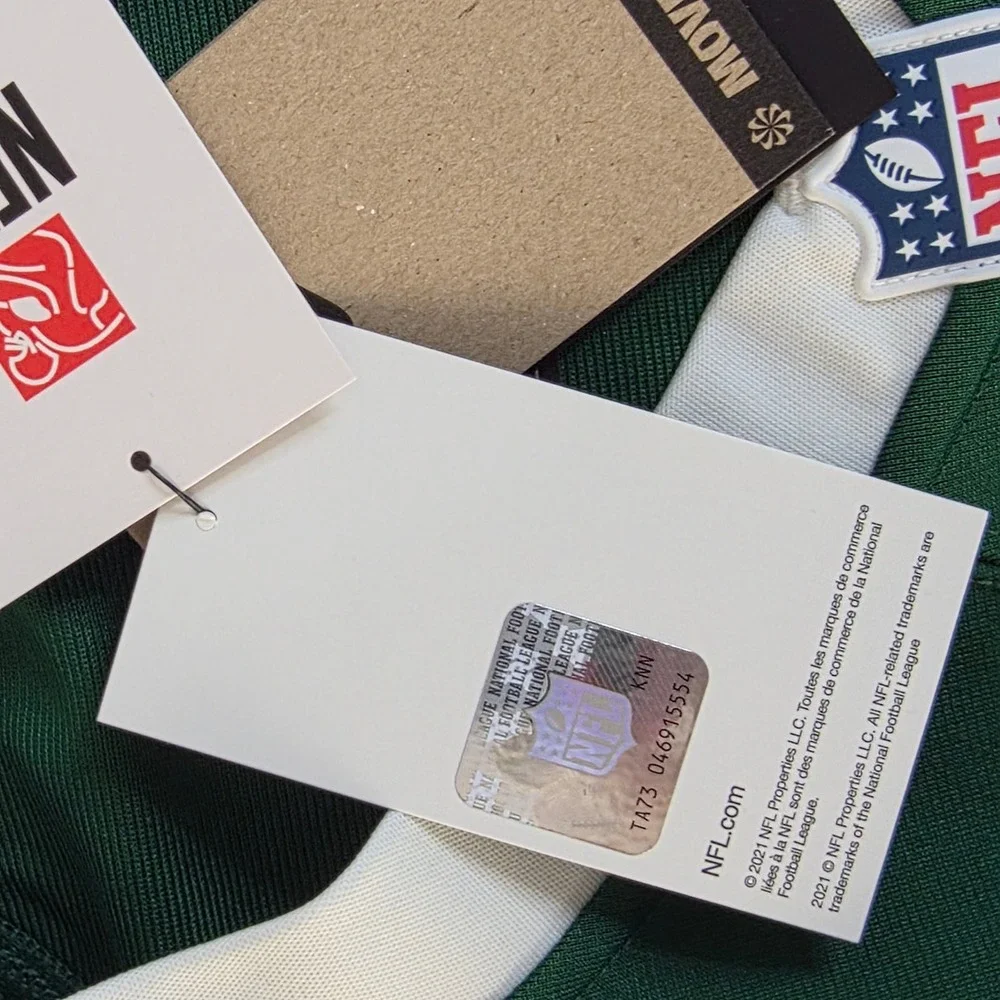 Nike Sauce Gardner Jersey Mens Large Green New York Jets NFL Football 1 New